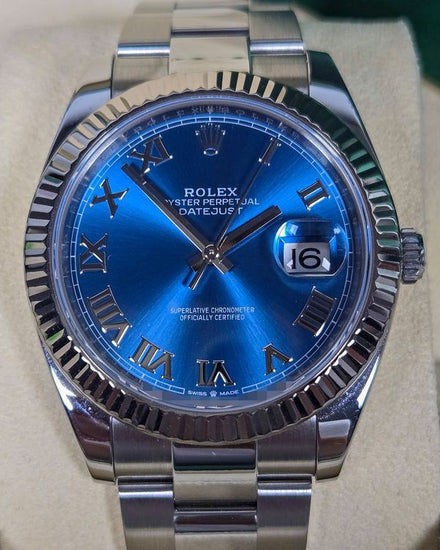 2024 Rolex Datejust 41MM Blue Dial Oyster Bracelet (126334)
