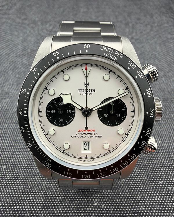2023 Tudor Black Bay Chrono "Panda" 41MM White Dial Steel Bracelet (79360N)