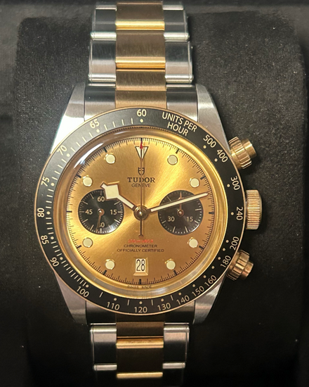2026 Tudor Black Bay Chrono S&G 41MM Champagne Dial Two-Tone Bracelet (79363N)