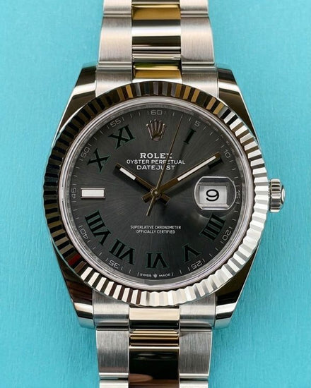2026 Rolex Datejust "Wimbledon" 41MM Slate Dial Oyster Bracelet (126334)