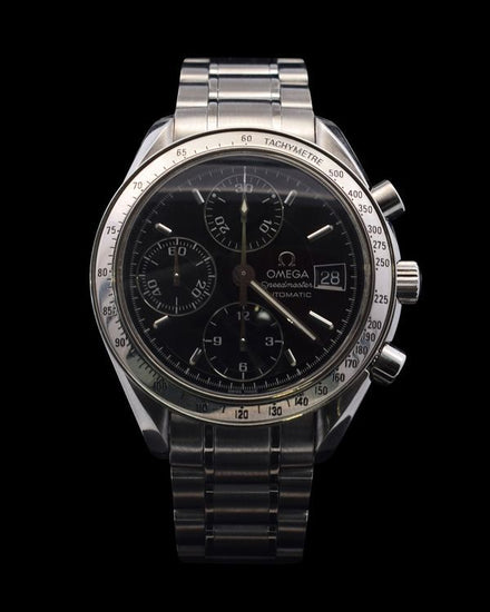 Omega Speedmaster Date 39MM Black Dial Steel Bracelet (3513.50.00)
