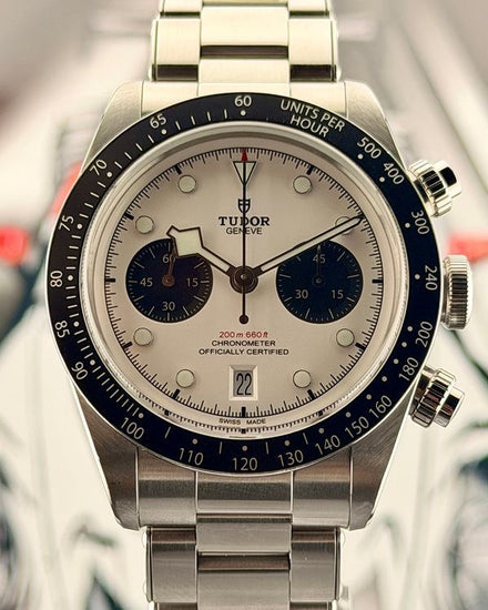 2023 Tudor Black Bay Chrono "Panda" 41MM White Dial Steel Bracelet (79360N)