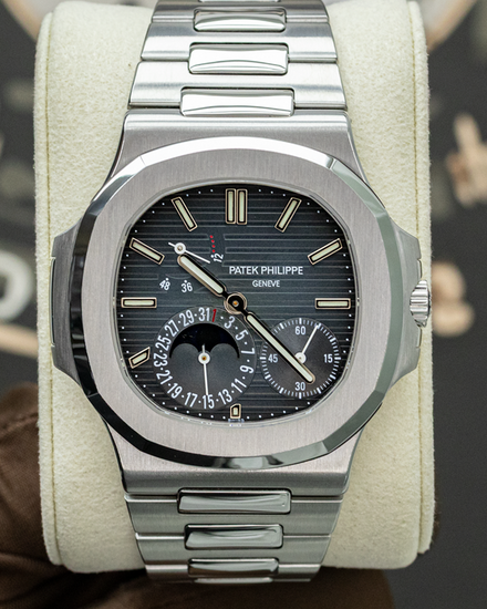 2008 Patek Philippe Nautilus 40MM Blue Dial Steel Bracelet (5712/1A-001)