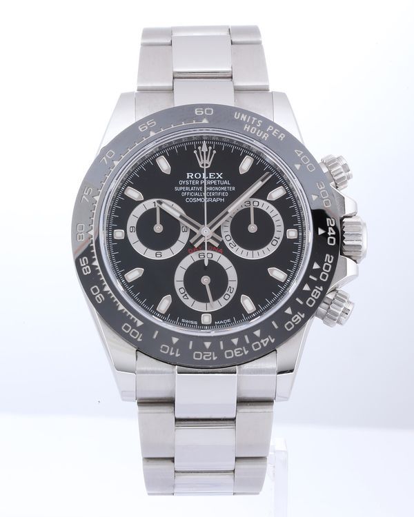 No Reserve - 2020 Rolex Cosmograph Daytona 40MM Black Dial Oyster Bracelet (116500LN)