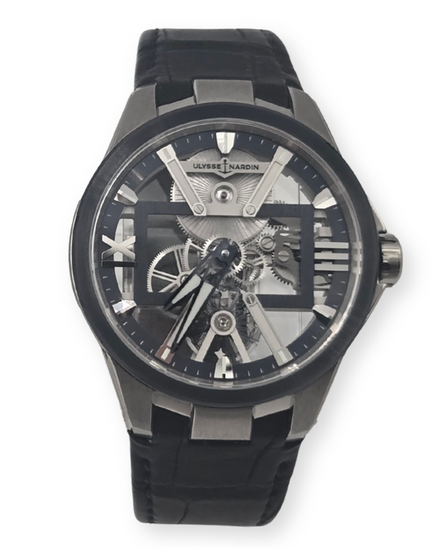 2022 Ulysse Nardin Blast Skeleton X 42MM Skeleton Dial Leather Strap (3713-260/03)