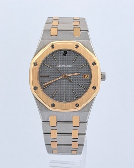 No Reserve - Audemars Piguet Royal Oak 36MM Quartz Grey Dial Two-Tone Bracelet (56023SA)
