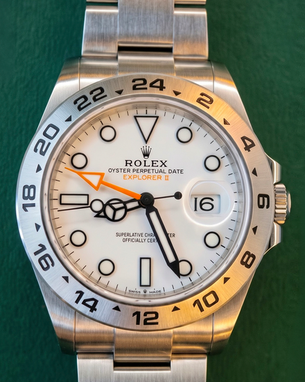 2026 Rolex Explorer II "Polar" 42MM White Dial Oyster Bracelet (226570)