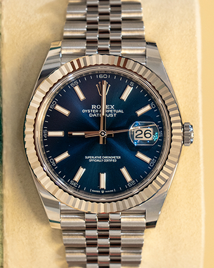 2026 Rolex Datejust 41MM Blue Dial Jubilee Bracelet (126334)