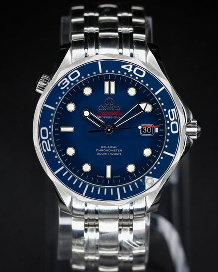 2022 Omega Seamaster Diver 300M 41MM Blue Dial Steel Bracelet (212.30.41.20.03.001)