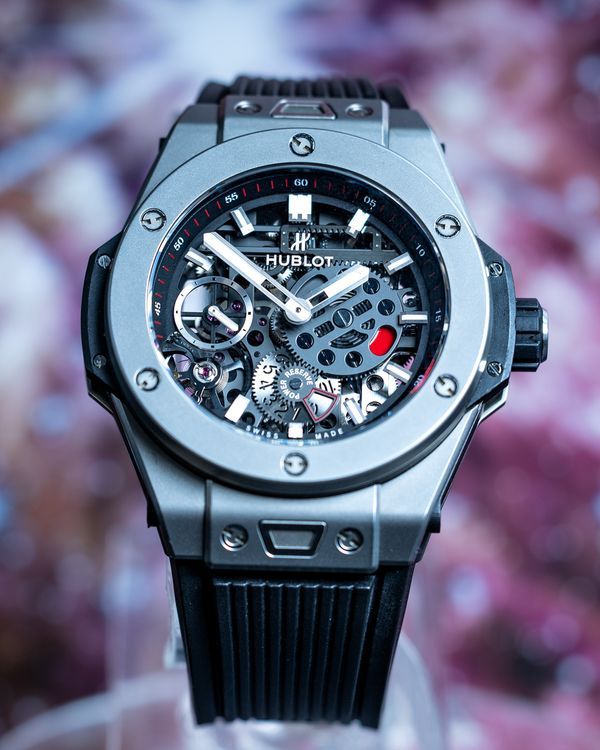 2024 Hublot Big Bang Meca-10 45MM Skeleton Dial Rubber Strap (414.NI.1123.RX)
