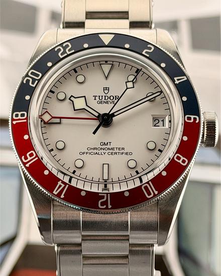 2025 Tudor Black Bay GMT "Pepsi" 41MM White Dial Steel Bracelet (79830RB)