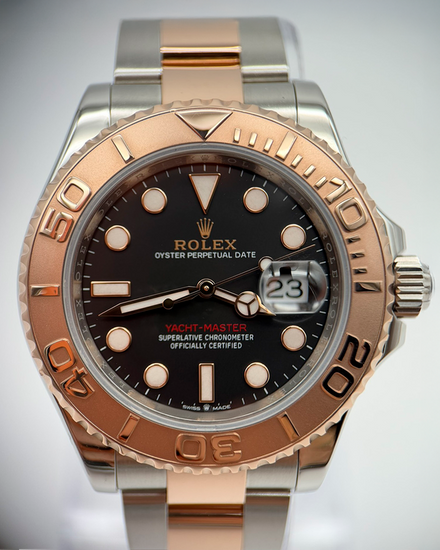 No Reserve - Rolex Yacht-Master 40MM Black Dial Two-Tone Oyster Bracelet (126621)