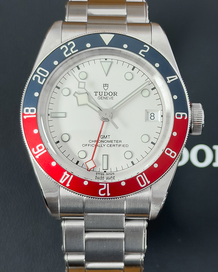 2025 Tudor Black Bay GMT "Pepsi" 41MM White Dial Steel Bracelet (79830RB)