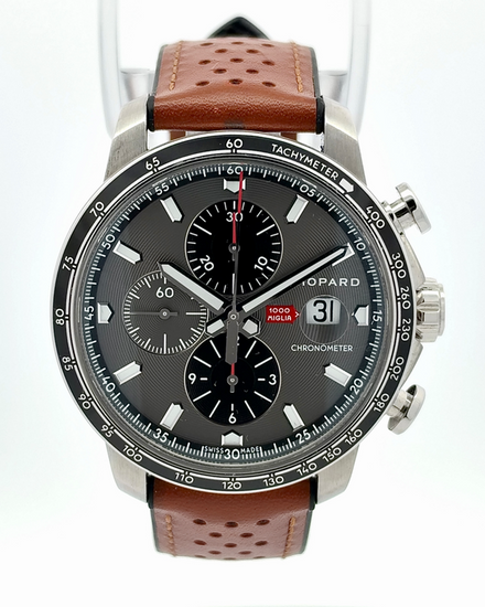 2021 Chopard Mille Miglia "Race Edition" L.E. 44MM Grey Dial Leather Strap (168571-3004)