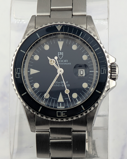 No Reserve - Tudor Submariner 33MM Blue Dial Steel Bracelet (73090)