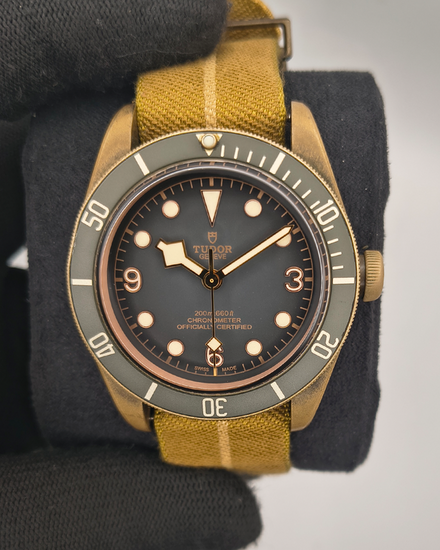 2020 Tudor Black Bay Bronze 43MM Grey Dial Textile Strap (79250BA)