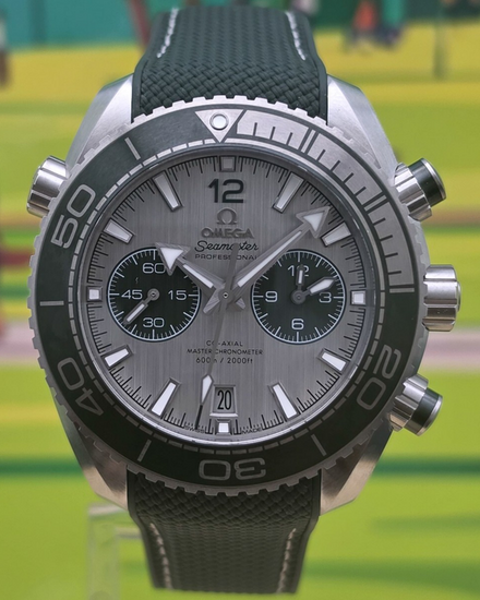 2026 Omega Seamaster Planet Ocean 600M 45.5MM Grey Dial Rubber Strap (215.32.46.51.06.001)