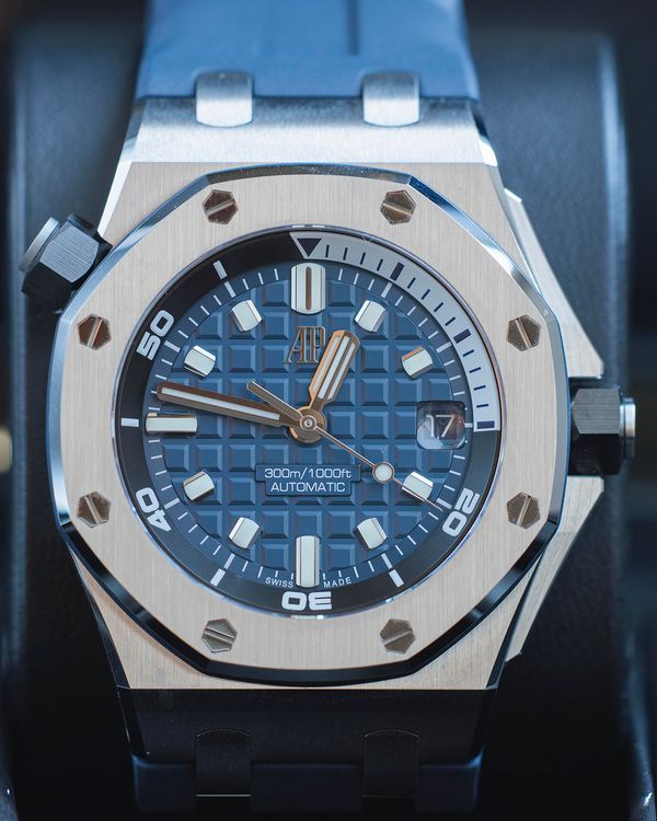 2026 Audemars Piguet Royal Oak Offshore Diver 42MM Blue Dial Rubber Strap (15720ST.OO.A027CA.01)