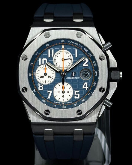 2017 Audemars Piguet Royal Oak Offshore 42MM Blue Dial Rubber Strap (26470ST.OO.A027CA.01)