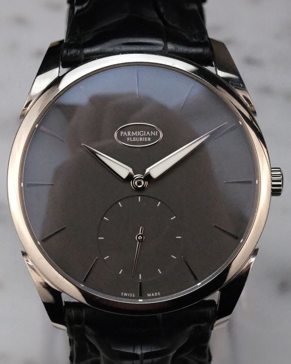2022 Parmigiani Fleurier Tonda Hemispheres 42MM Grey Dial Leather Strap (PFC231-1200300-HA1441)