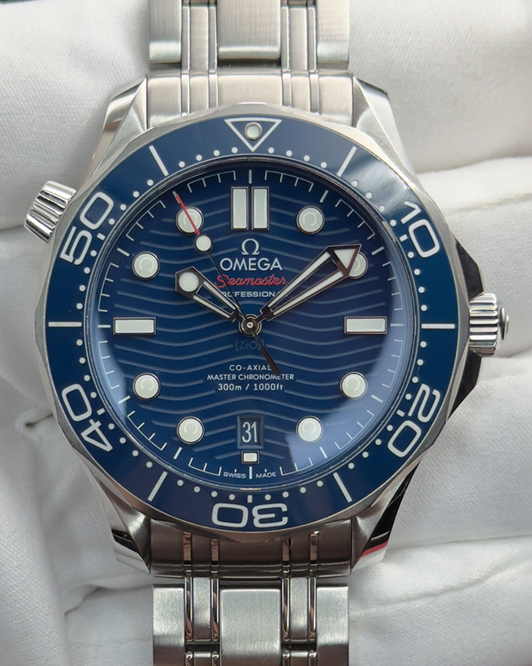 No Reserve - 2024 Omega Seamaster Diver 300M 42MM Blue Dial Steel Bracelet (210.32.42.20.03.001)