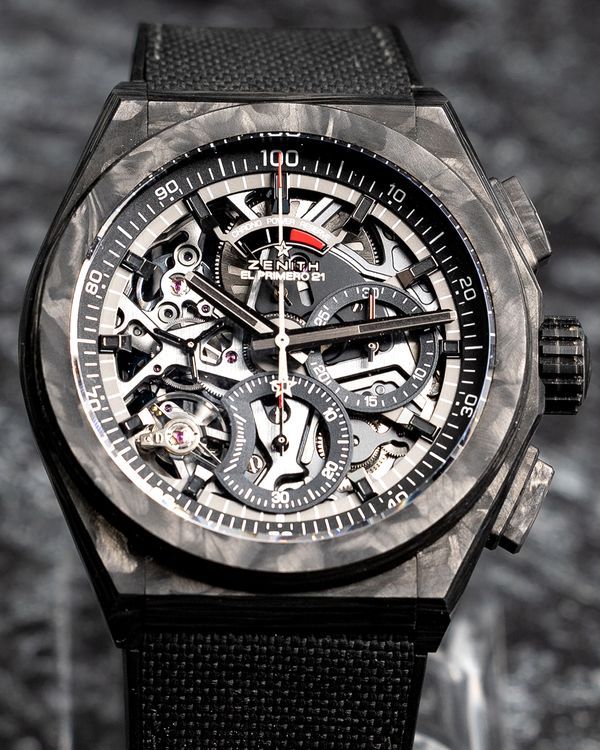 2025 Zenith Defy El Primero 21 44MM Skeleton Dial Rubber Strap (10.9000.9004/96.R921)