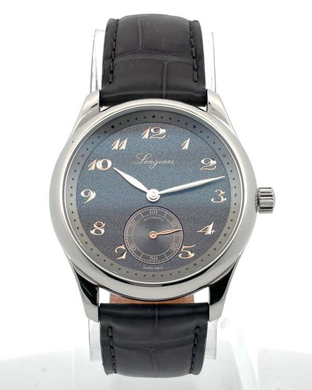 2023 Longines Master Collection 38.5MM Grey Dial Leather Strap (L2.843.4.63.2)