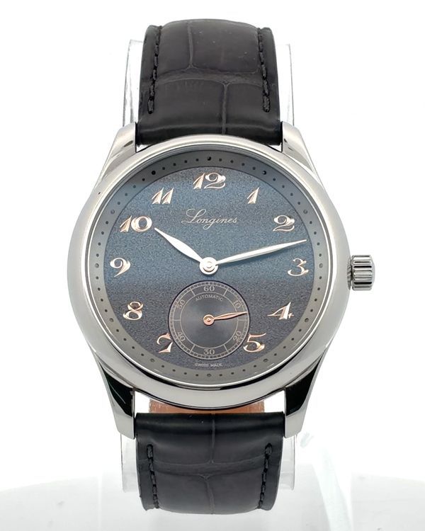 2023 Longines Master Collection 38.5MM Grey Dial Leather Strap (L2.843.4.63.2)