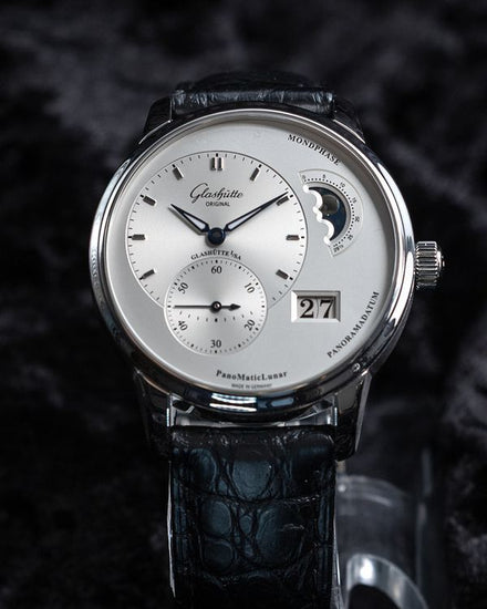 2024 Glashütte Original PanoMaticLunar 40MM Silver Dial Leather Strap (1-90-02-42-32-50)