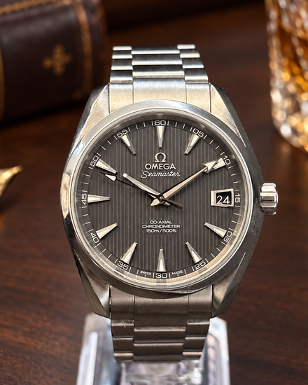 No Reserve - 2021 Omega Seamaster Aqua Terra 150M 38.5MM Grey Dial Steel Bracelet (231.10.39.21.06.001)