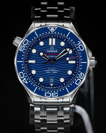 No Reserve - 2024 Omega Seamaster Diver 300M 42MM Blue Dial Steel Bracelet (210.30.42.20.03.001)