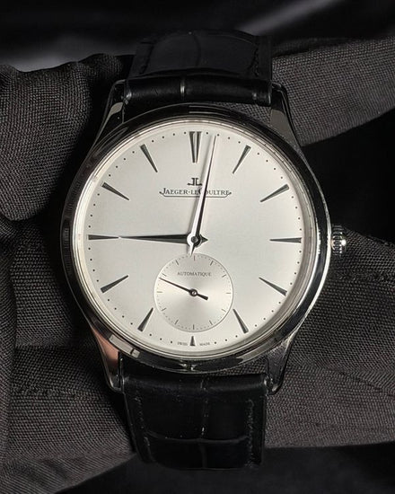 2021 Jaeger-LeCoultre Master Ultra Thin 39MM Silver Dial Leather Strap (Q1218420)