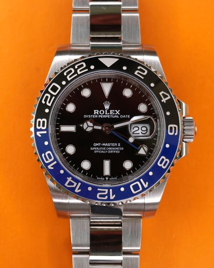 2023 Rolex GMT-Master II "Batman" 40MM Black Dial Oyster Bracelet (126710BLNR)