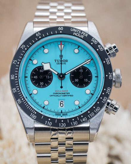 2026 Tudor Black Bay Chrono 41MM Blue "Flamingo" Dial Steel Bracelet (79360N)