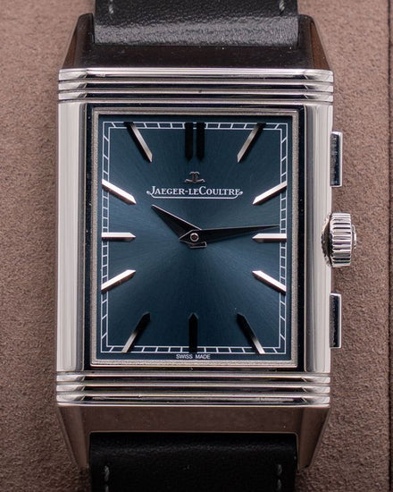 2023 Jaeger-LeCoultre Reverso "Tribute" 49MM Blue Dial Leather Strap (Q389848J)