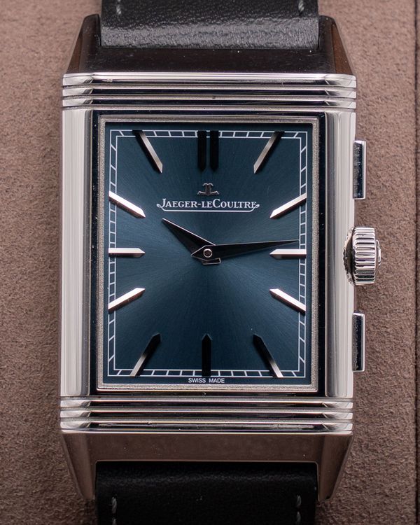 2023 Jaeger-LeCoultre Reverso "Tribute" 49MM Blue Dial Leather Strap (Q389848J)