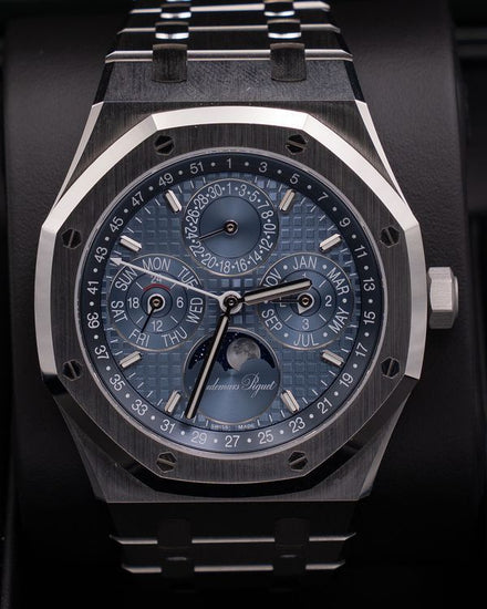 2025 Audemars Piguet Royal Oak Perpetual Calendar 41MM Blue Dial Steel Bracelet (26674ST.OO.1320ST.01)