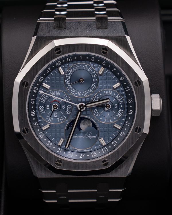 2025 Audemars Piguet Royal Oak Perpetual Calendar 41MM Blue Dial Steel Bracelet (26674ST.OO.1320ST.01)