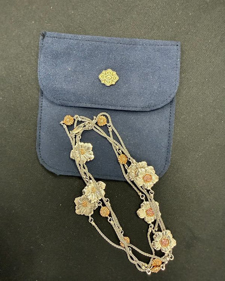 Buccellati Necklace Blossom Gardenia Silver 110CM (Necklace)