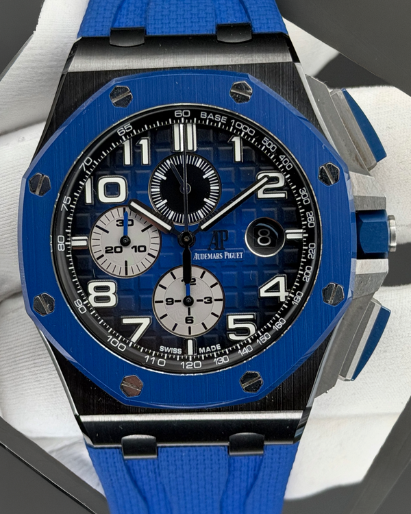 2020 Audemars Piguet Royal Oak Offshore 44MM Blue Dial Rubber Strap (26405CE.OO.A030CA.01)