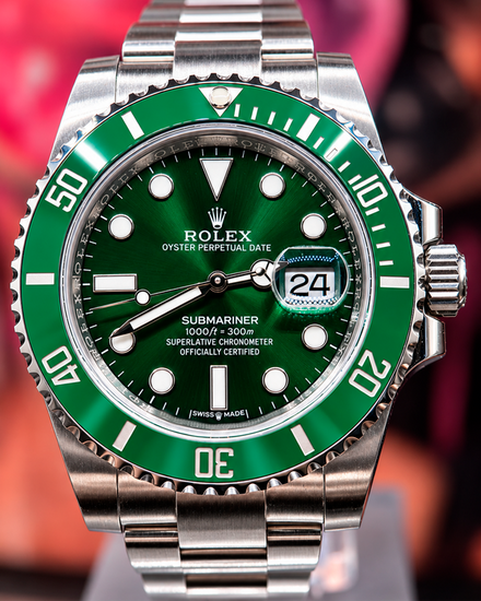 No Reserve - 2020 Rolex Submariner Date "Hulk" 40MM Green Dial Oyster Bracelet (116610LV)