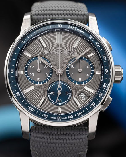 2025 Audemars Piguet Code 11.59 41MM Grey Dial Textile Strap (26393ST.OO.A009KB.01)