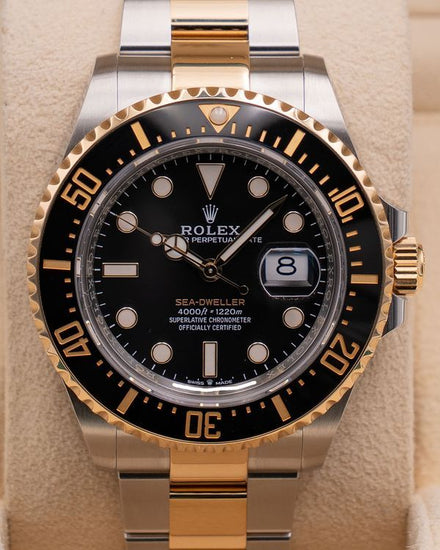 2025 Rolex Sea-Dweller 43MM Black Dial Two-Tone Oyster Bracelet (126603)