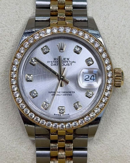 Rolex Lady-Datejust 31MM Silver Dial Two-Tone Jubilee Bracelet (279383RBR)