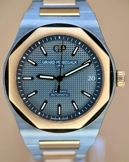 2020 Girard Perregaux Laureato 42MM Grey Dial Two-Tone Bracelet (81010-26-232-26A)