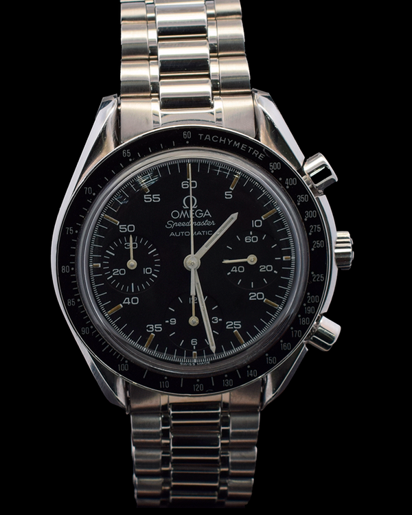 Omega Speedmaster Reduced 39MM Black Dial Steel Bracelet (3510.50)