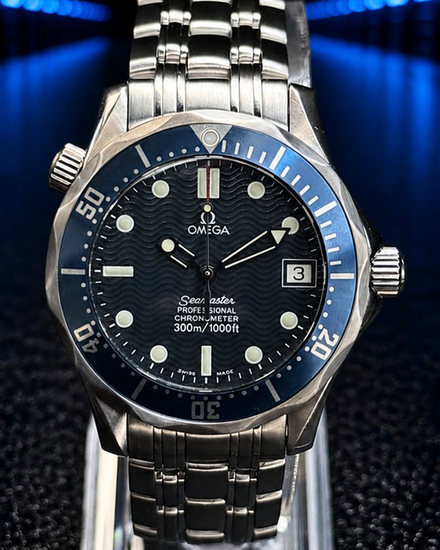 No Reserve - Omega Seamaster Diver 300M 36MM Blue Dial Steel Bracelet (2551.80.00)