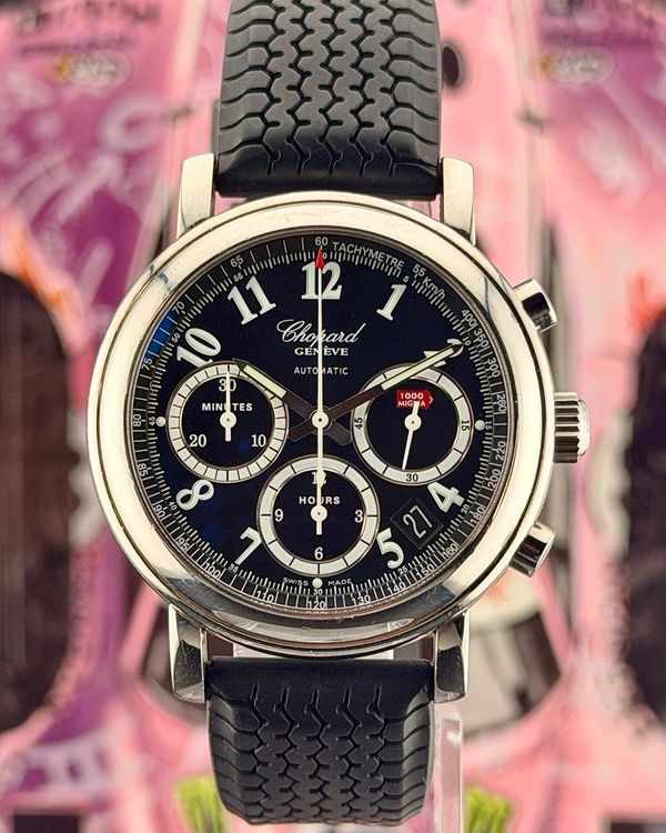 Chopard Mille Miglia 39MM Black Dial Rubber Strap (16/8331)