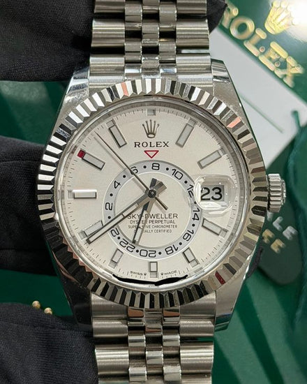 2025 Rolex Sky-Dweller 42MM White Dial Jubilee Bracelet (336934)