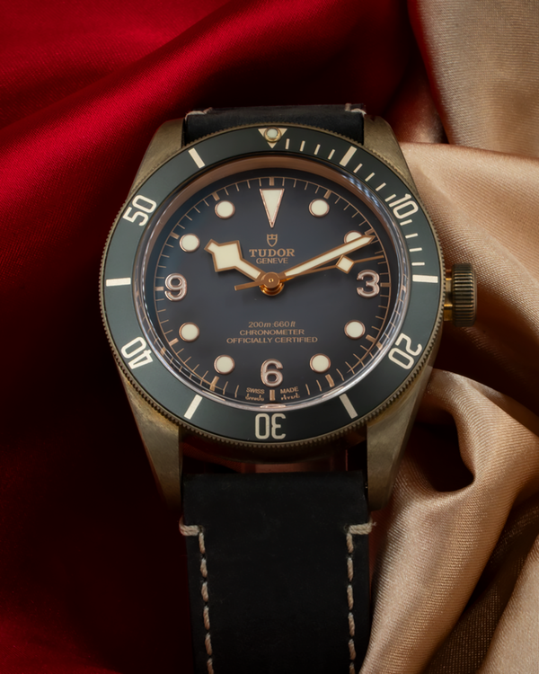 No Reserve - 2020 Tudor Black Bay Bronze 43MM Grey Dial Leather Strap (79250BA-0001)